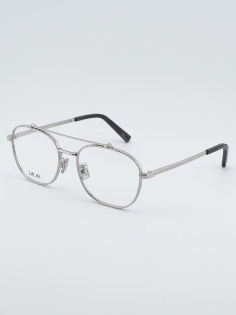 Dior CD DIAMONDO R2U F200 Eyeglasses Silver/Gold 54mm Aviator Frame